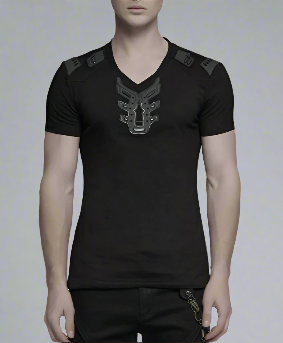 Men's Cyber Punk Short Sleeved Futuristic Avant-garde T-shirt