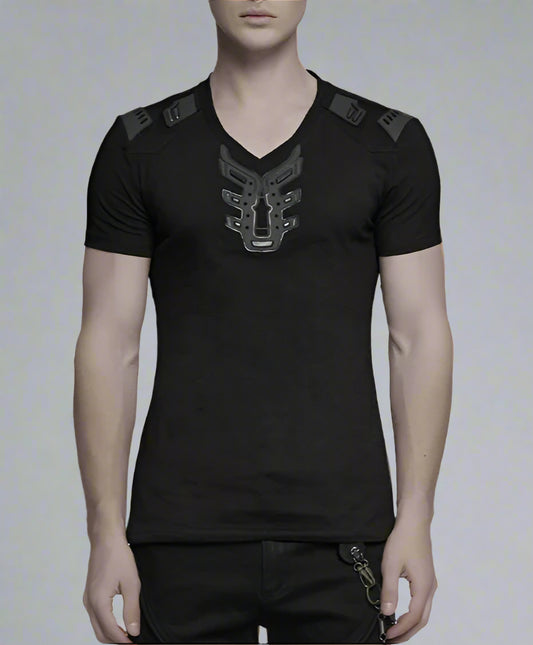Men's Cyber Punk Short Sleeved Futuristic Avant-garde T-shirt