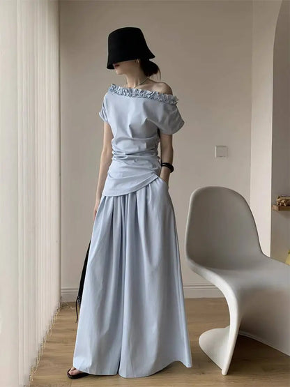 Two Pieces  Sana Beige Set