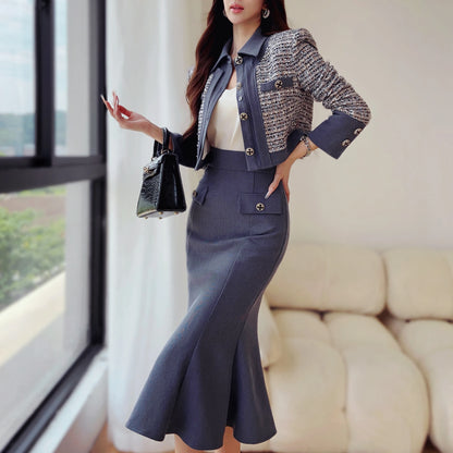 PK Tweed Two Piece Set