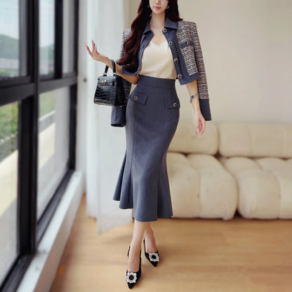 PK Tweed Two Piece Set
