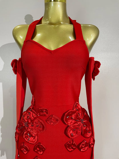3D Flower Sandra Dress