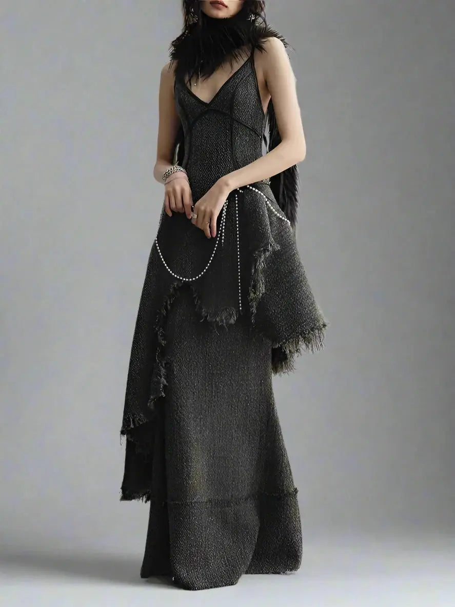 Solo Wool Dress Blue Moon Fashion House
