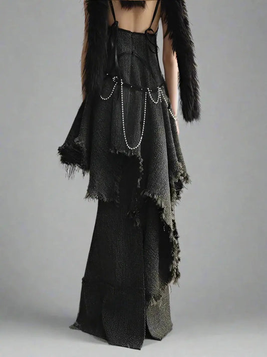Solo Wool Skirt Autumn 2024 Blue Moon Fashion House