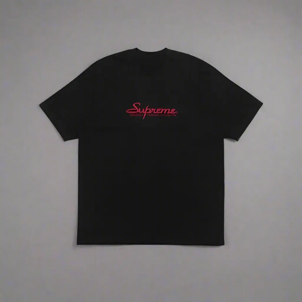 Men's ''Suprime'' Fashionable Black T-Shirt