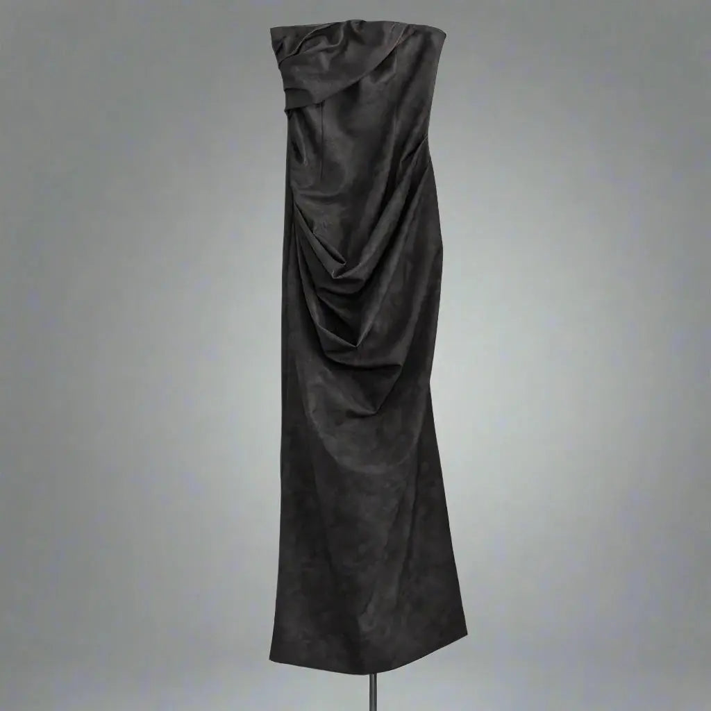 TALA Leather Dress Blue Moon Fashion House