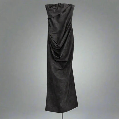 TALA Leather Dress Blue Moon Fashion House
