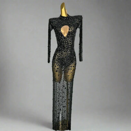 Thuraya Dress Blue Moon Fashion House