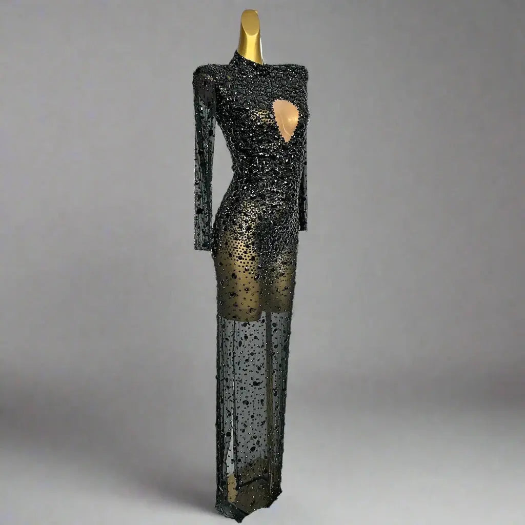 Thuraya Dress Blue Moon Fashion House