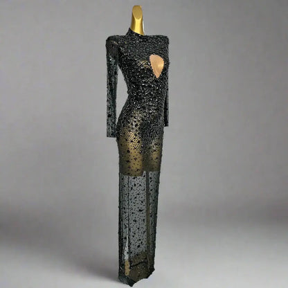 Thuraya Dress Blue Moon Fashion House