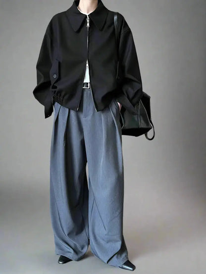 Vogo Pants Autumn 2024 Blue Moon Fashion House
