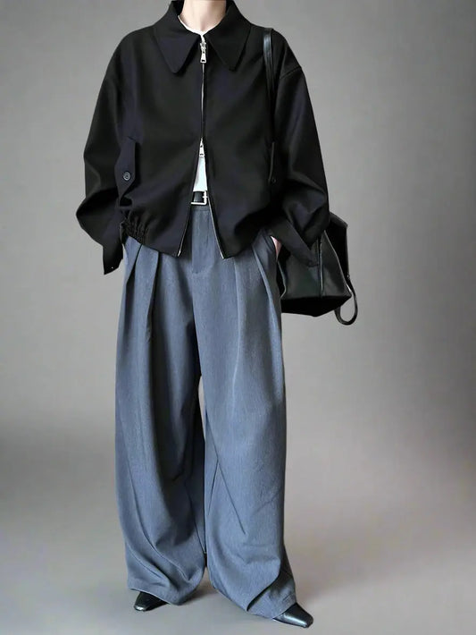 Vogo Pants Autumn 2024 Blue Moon Fashion House