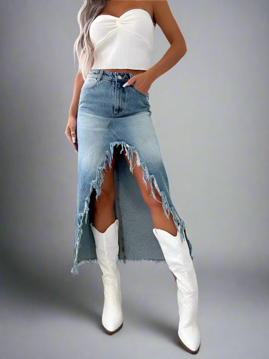 Fabio Denim Skirt